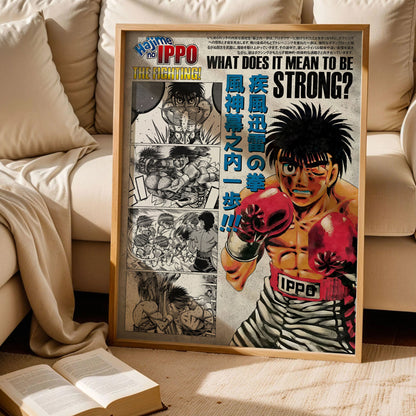 Hajime no Ippo Japanese Wall Decor