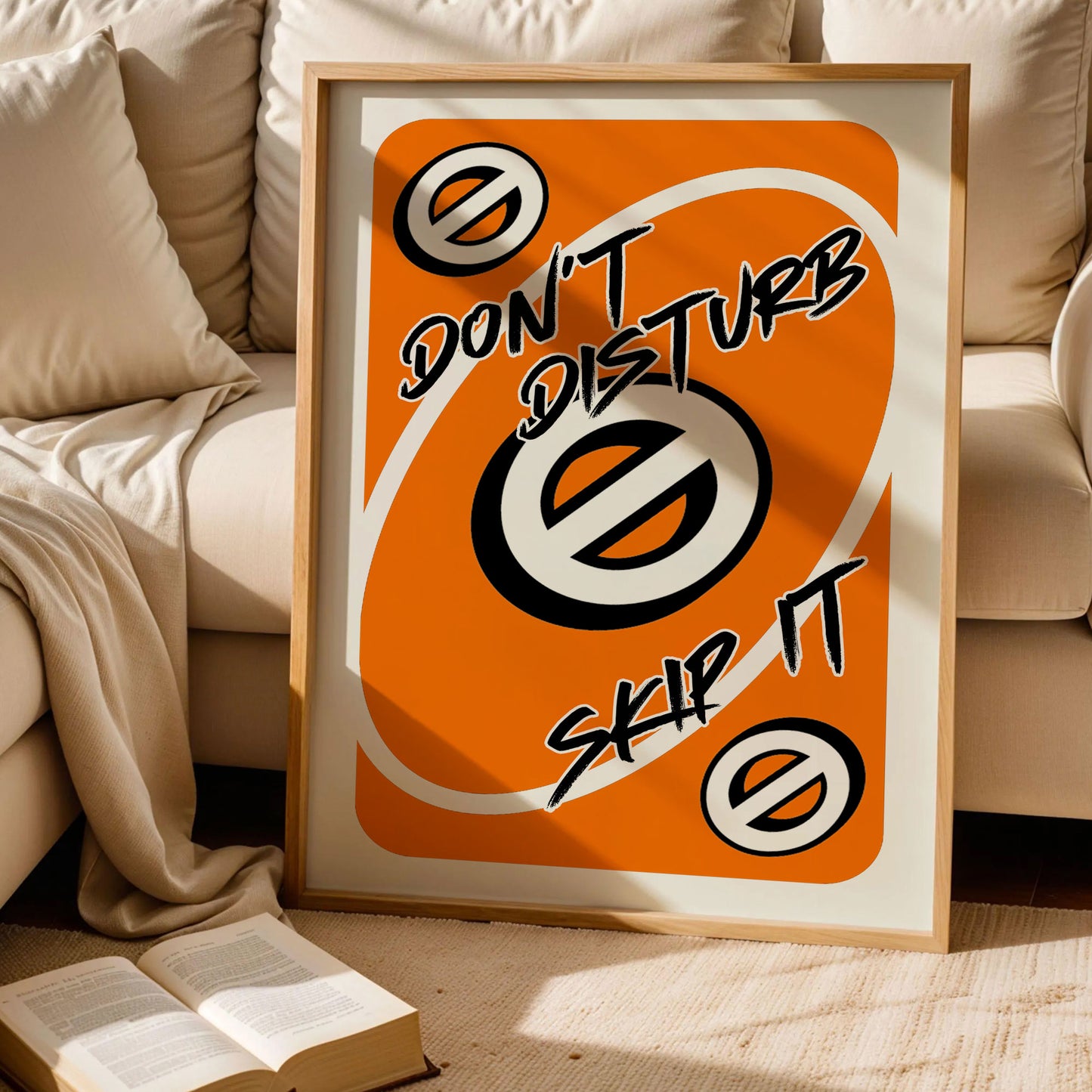 Don't Disturb Skeep It Wall Art