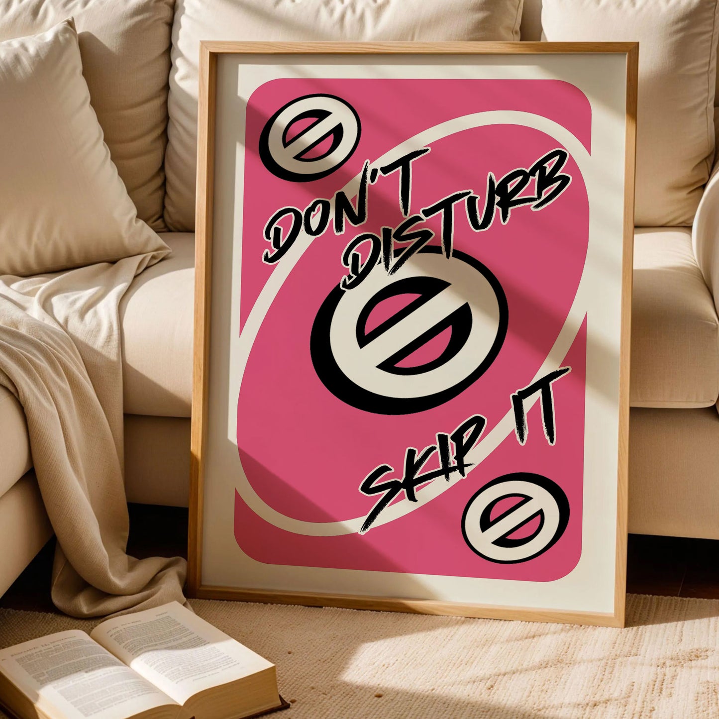 Don't Disturb Skeep It Home Decor