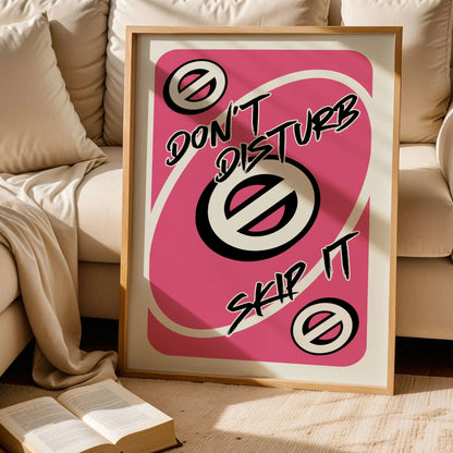 Don't Disturb Skeep It Home Decor