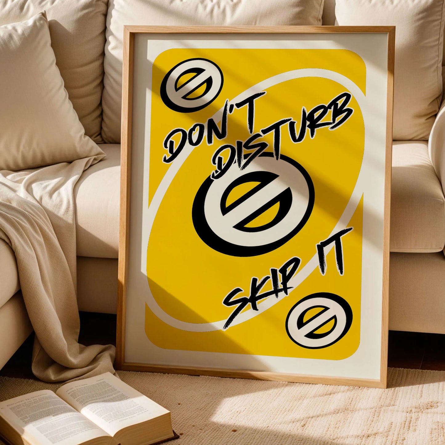 Don't Disturb Skeep It Poster