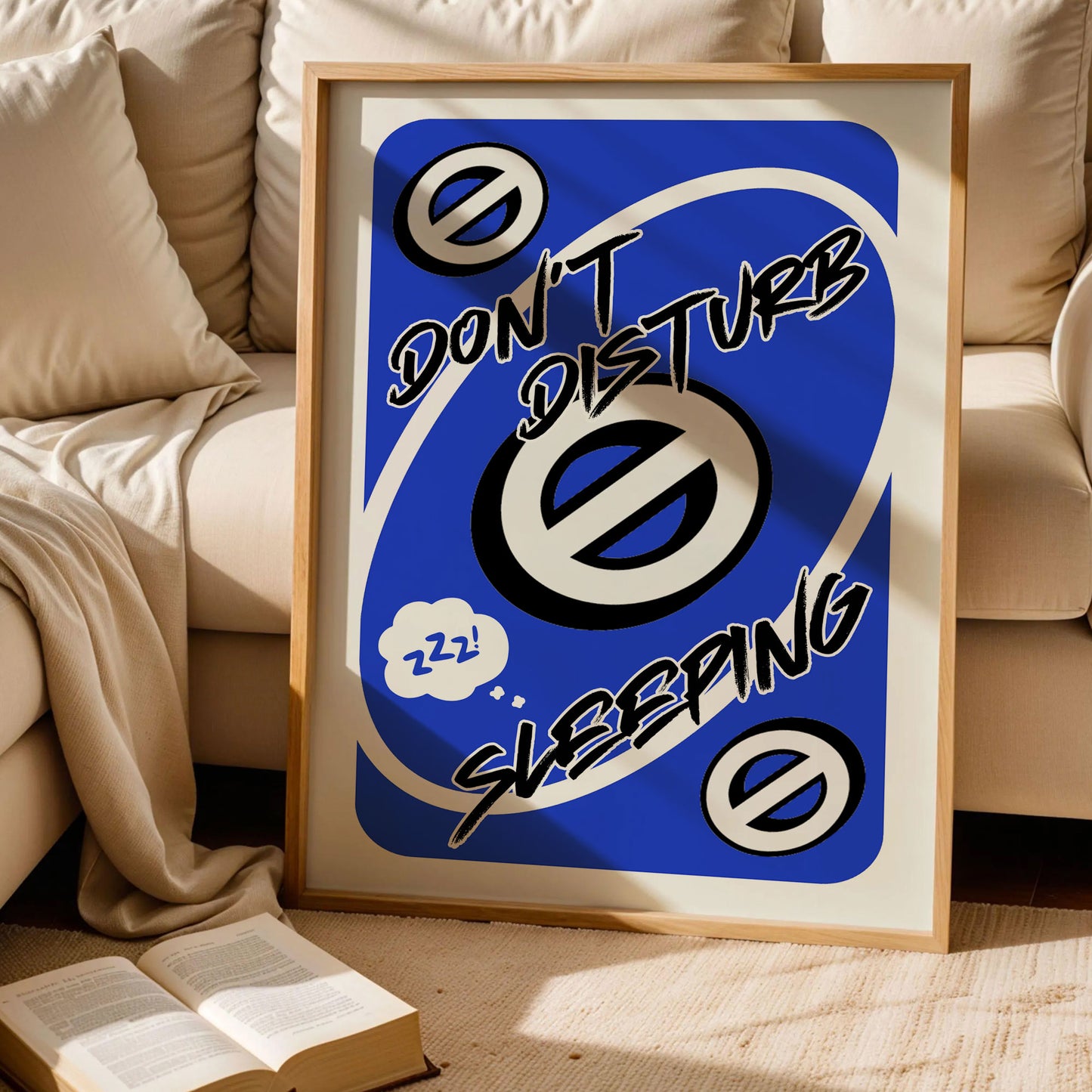 Don't Disturb Sleeping Reverse Card Art