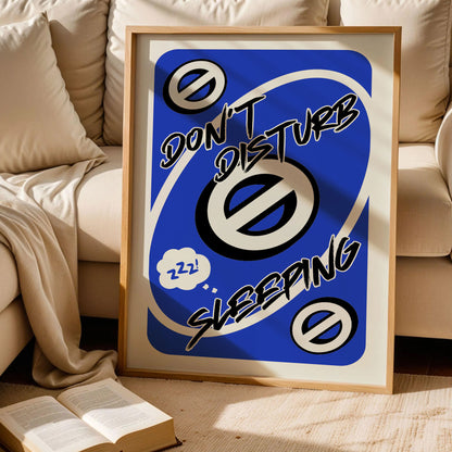 Don't Disturb Sleeping Reverse Card Art