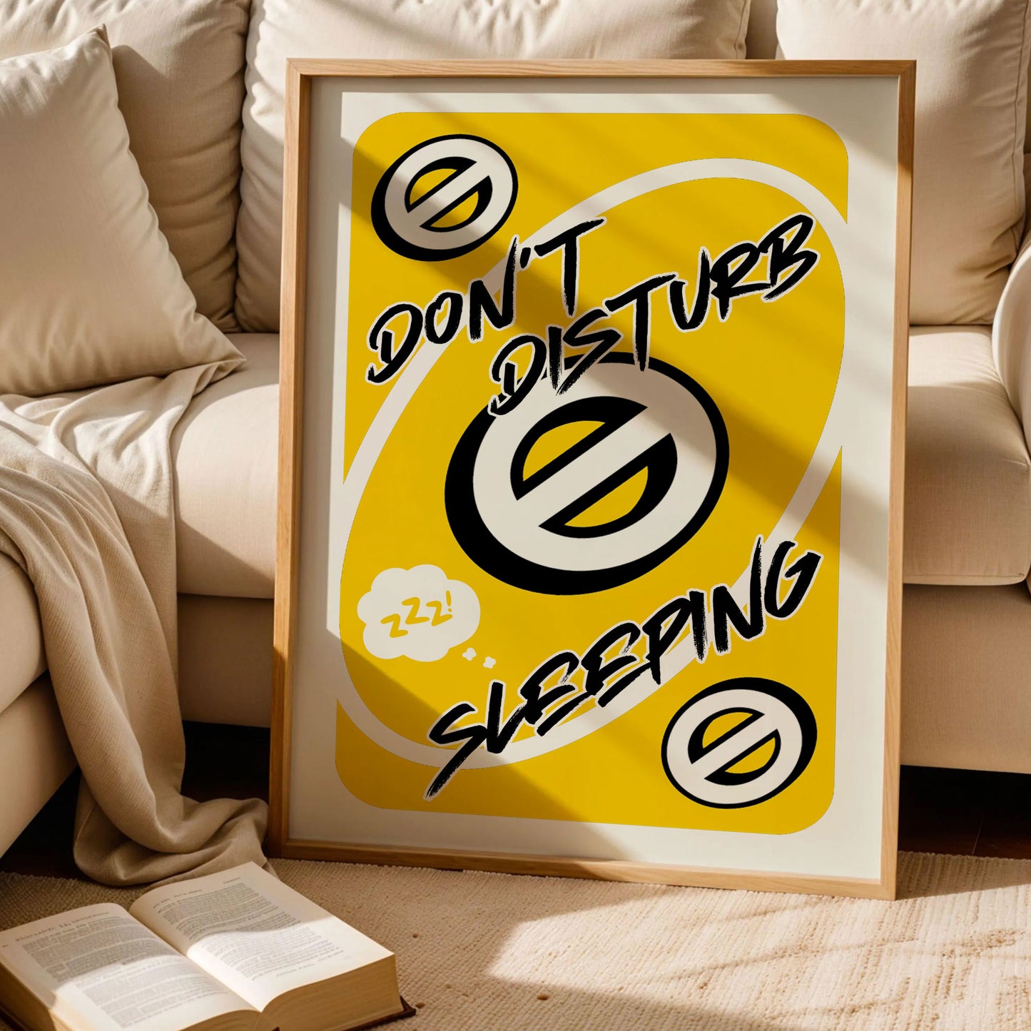 Don't Disturb Sleeping Poster