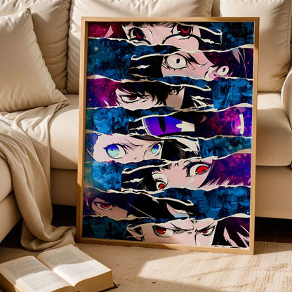 Persona 5 Eyes Wall Art Poster
