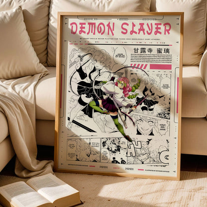 Demon Slayer Mitsuri Kanroji Poster