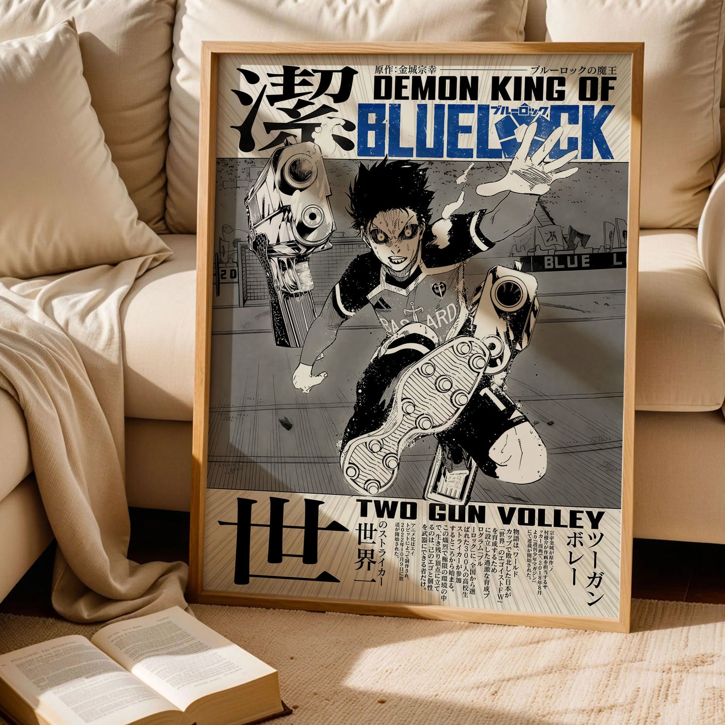 Blue Lock Wall Art