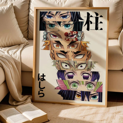 Demon Slayer Eyes of the Hashira Poster