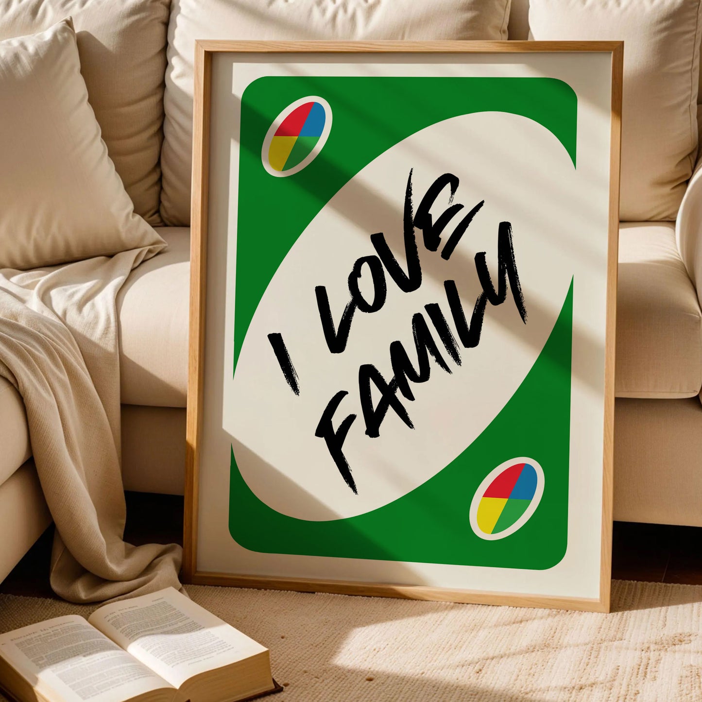 I Love Family UNO Poster