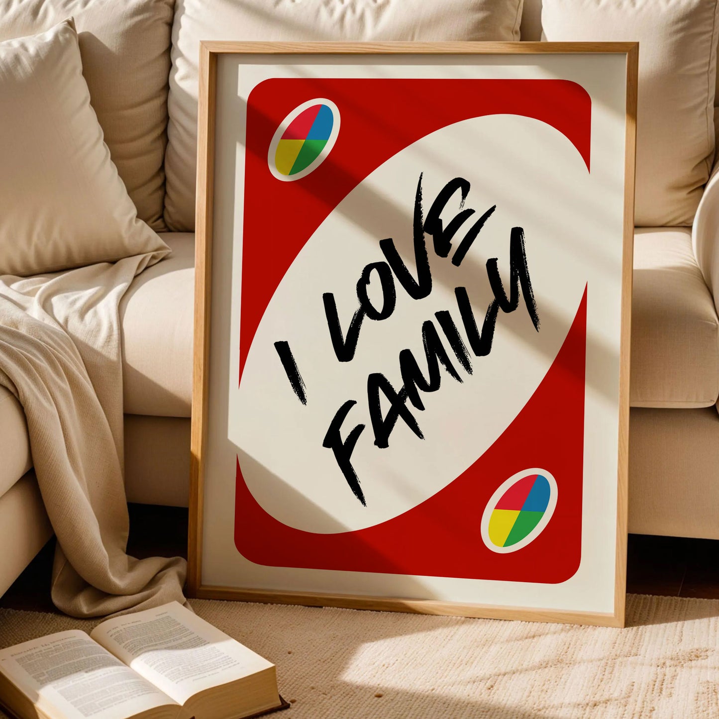 I Love Family Trendy Wall Art