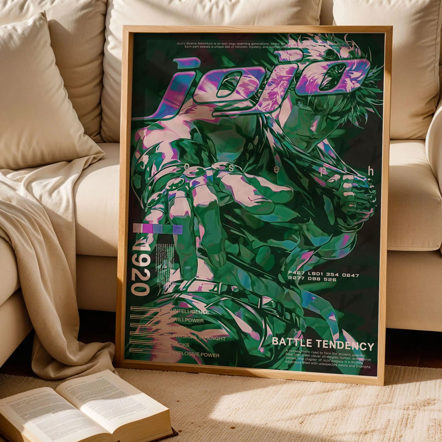 Joseph Joestar Steel Ball Run Poster