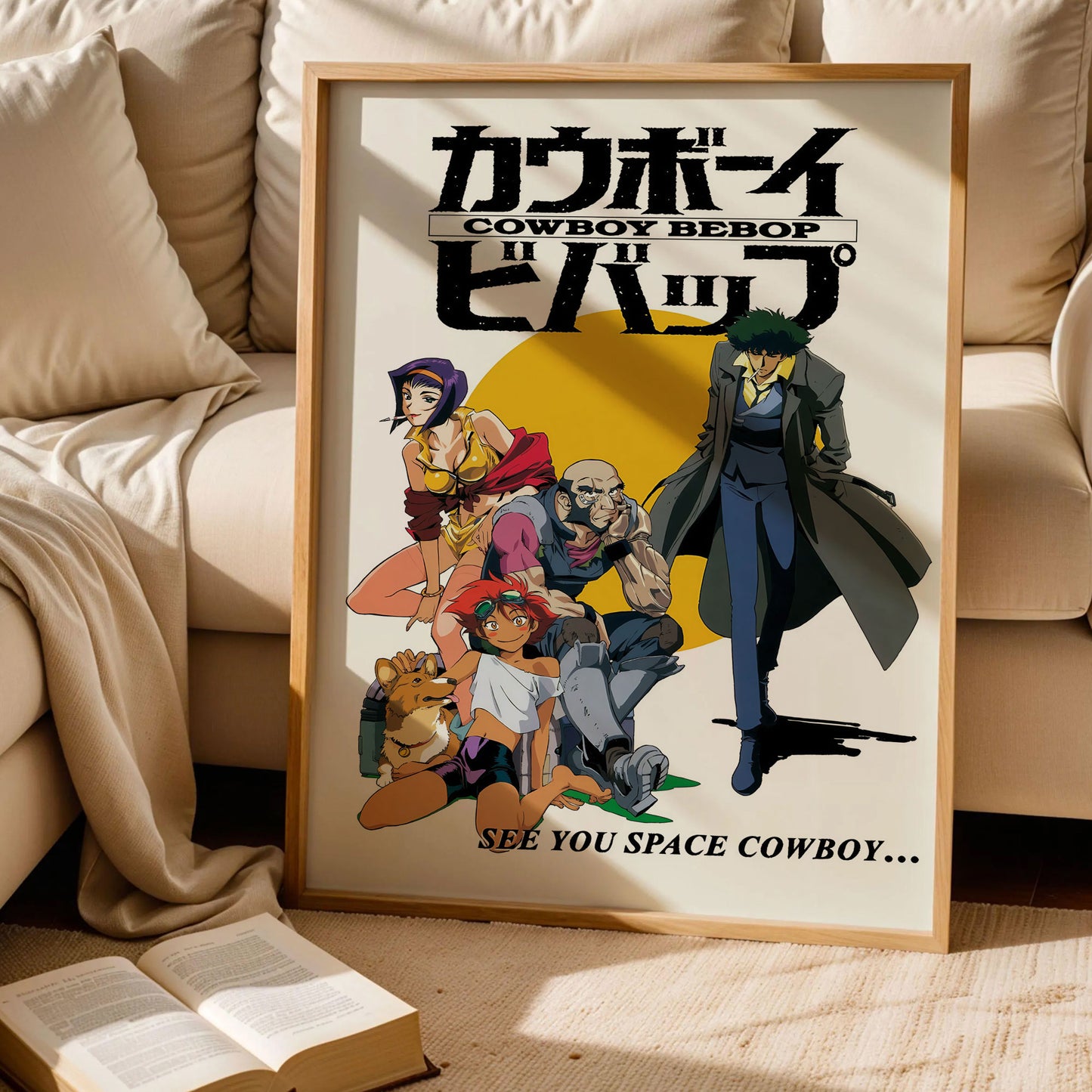 Vintage Cowboy Bebop Jet Black, Ed, Poster