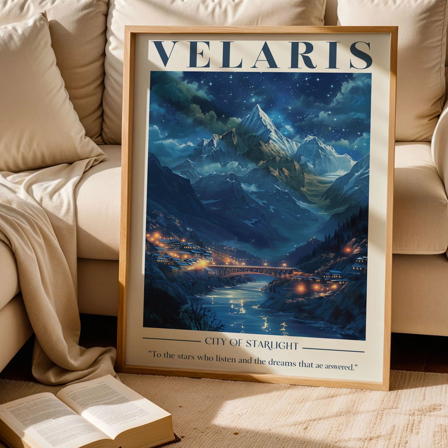Velaris City of Starlight Print
