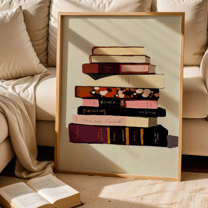 Bookish Art Print