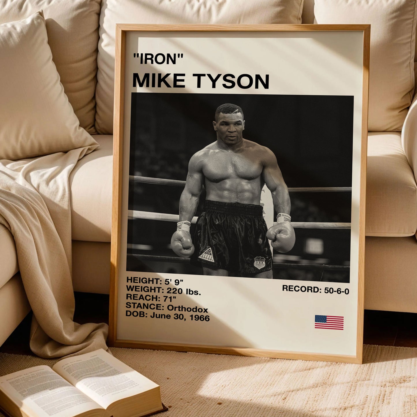 Mike Tyson Boxing Poster