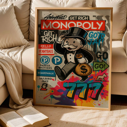 Mr Monopoly Poster