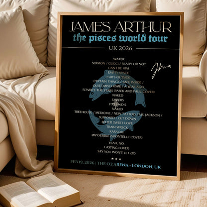 James Arthur Poster