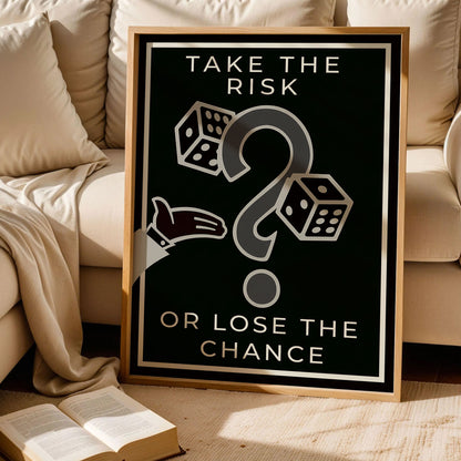 Take The Risk Monopoly Art