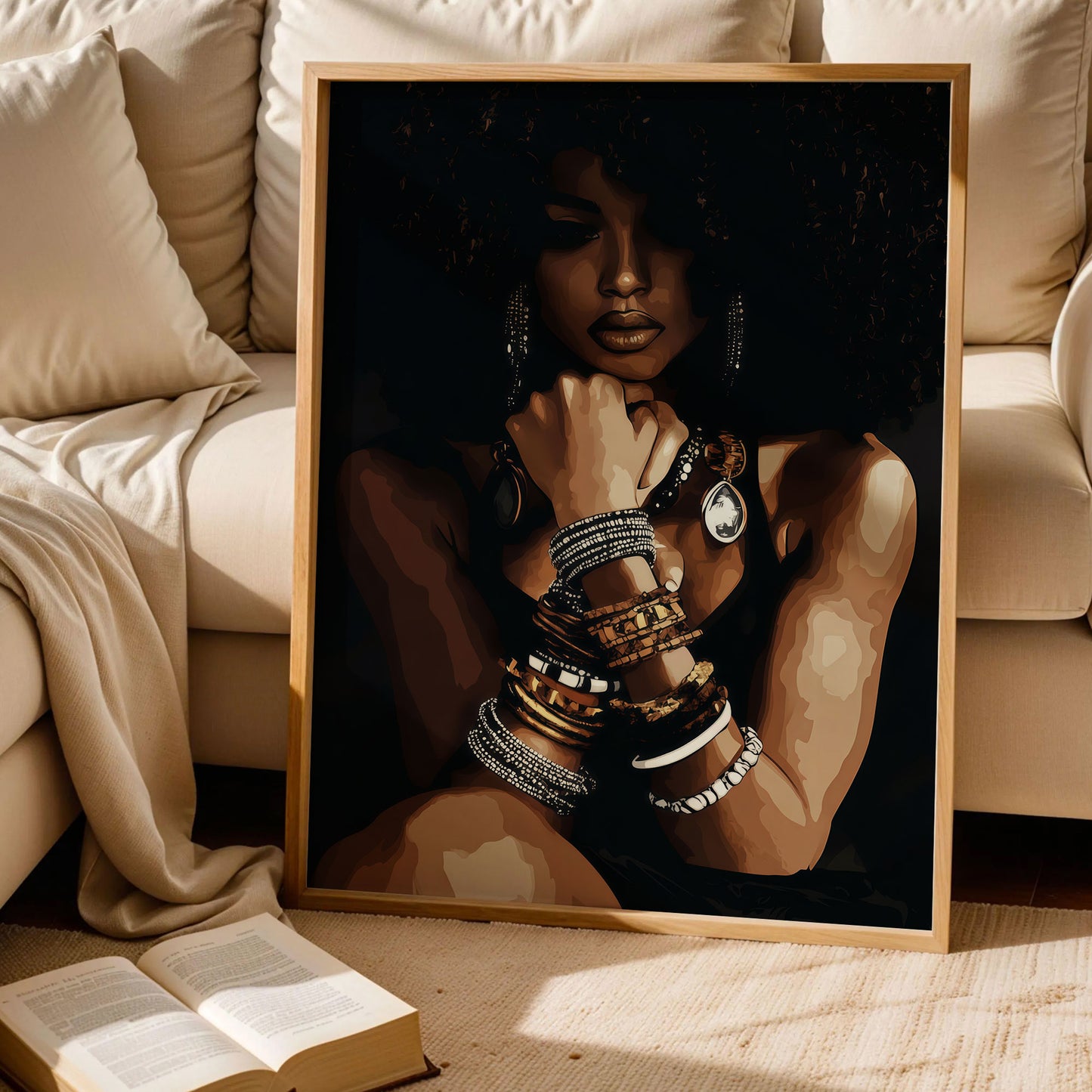 Black Woman Wall Art