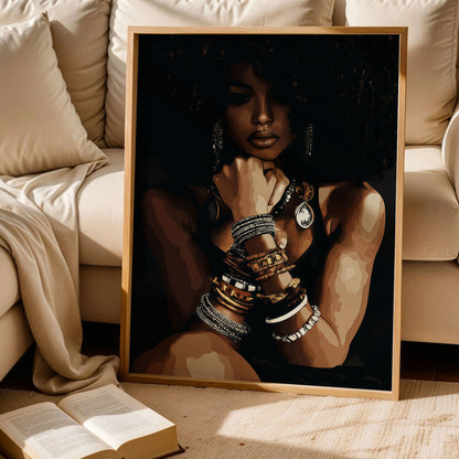 Black Woman Wall Art