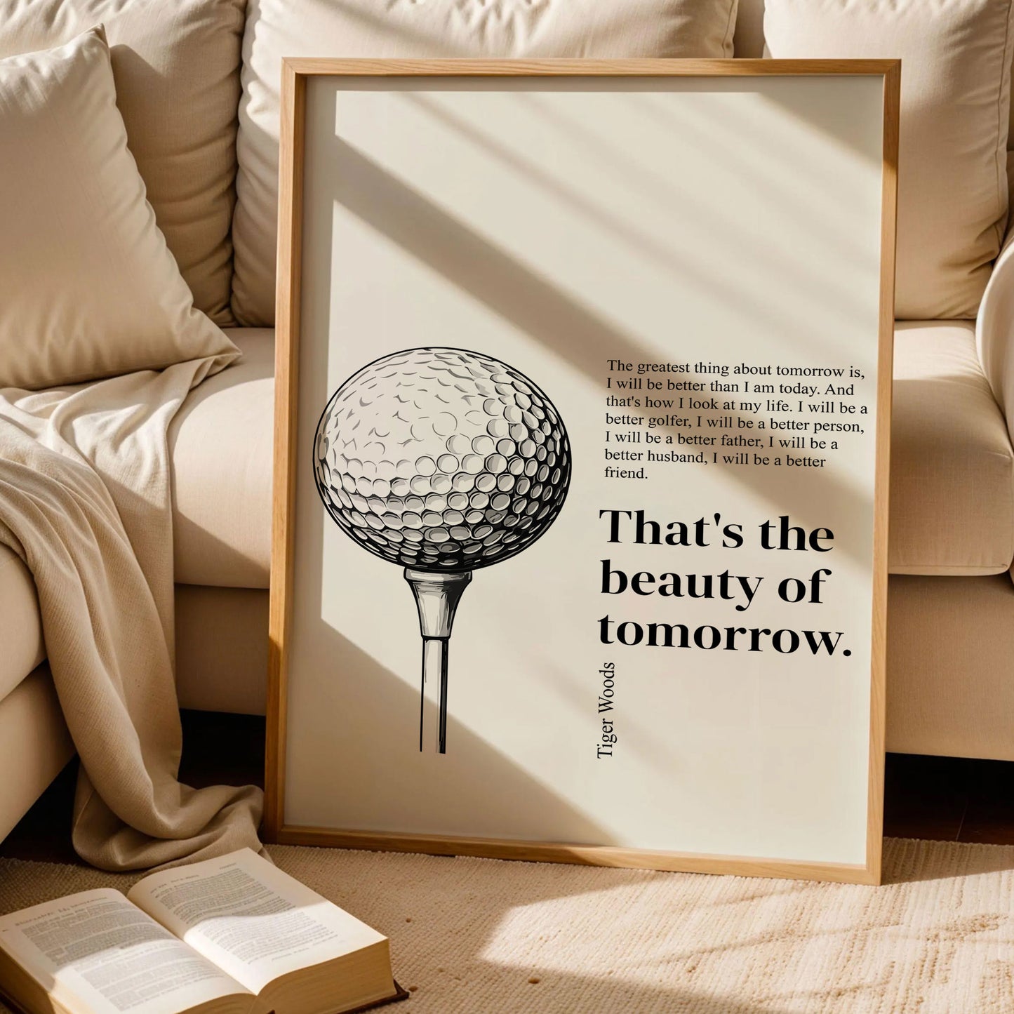 Vintage Golf Clubs Poster