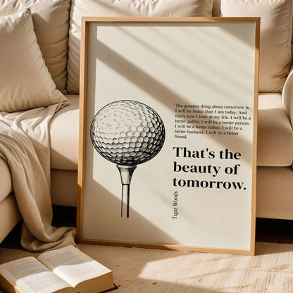 Vintage Golf Clubs Poster