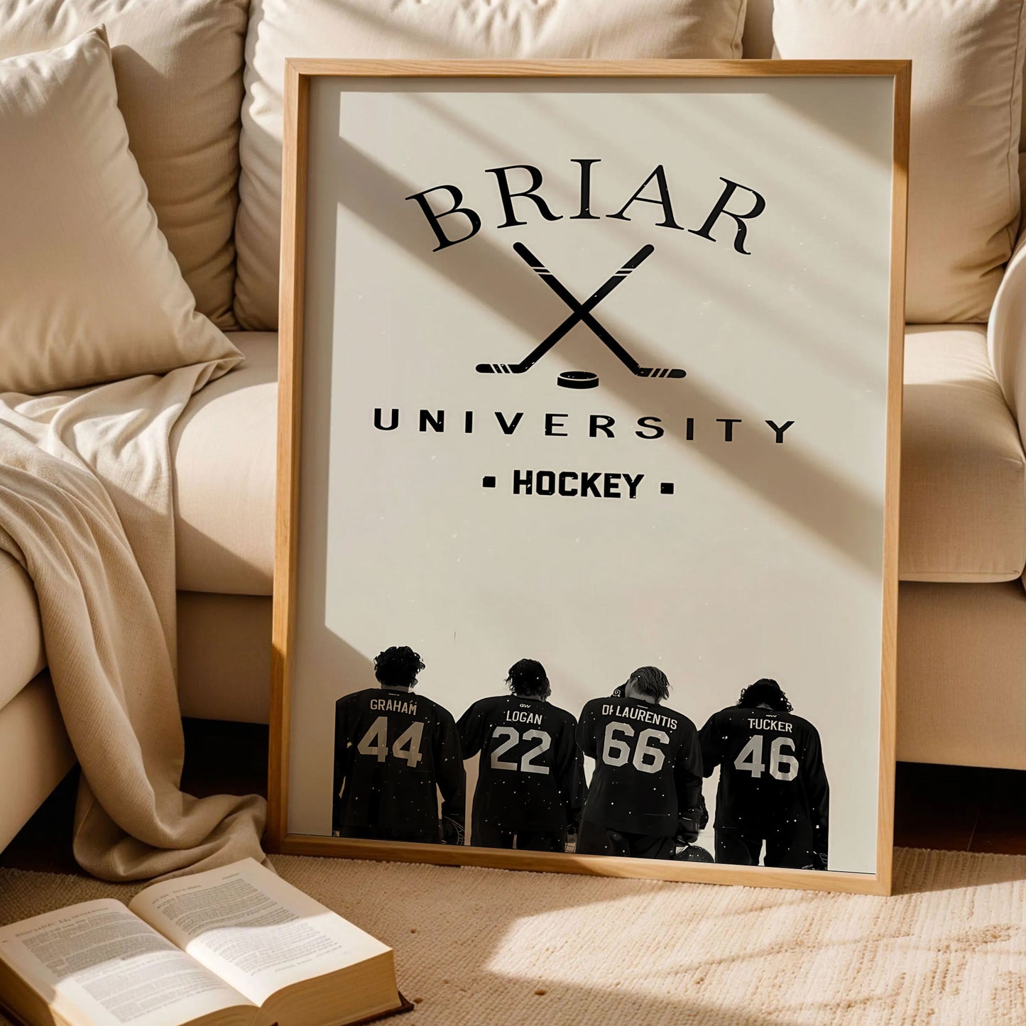 Briar University Hockey - Off Campus Poster