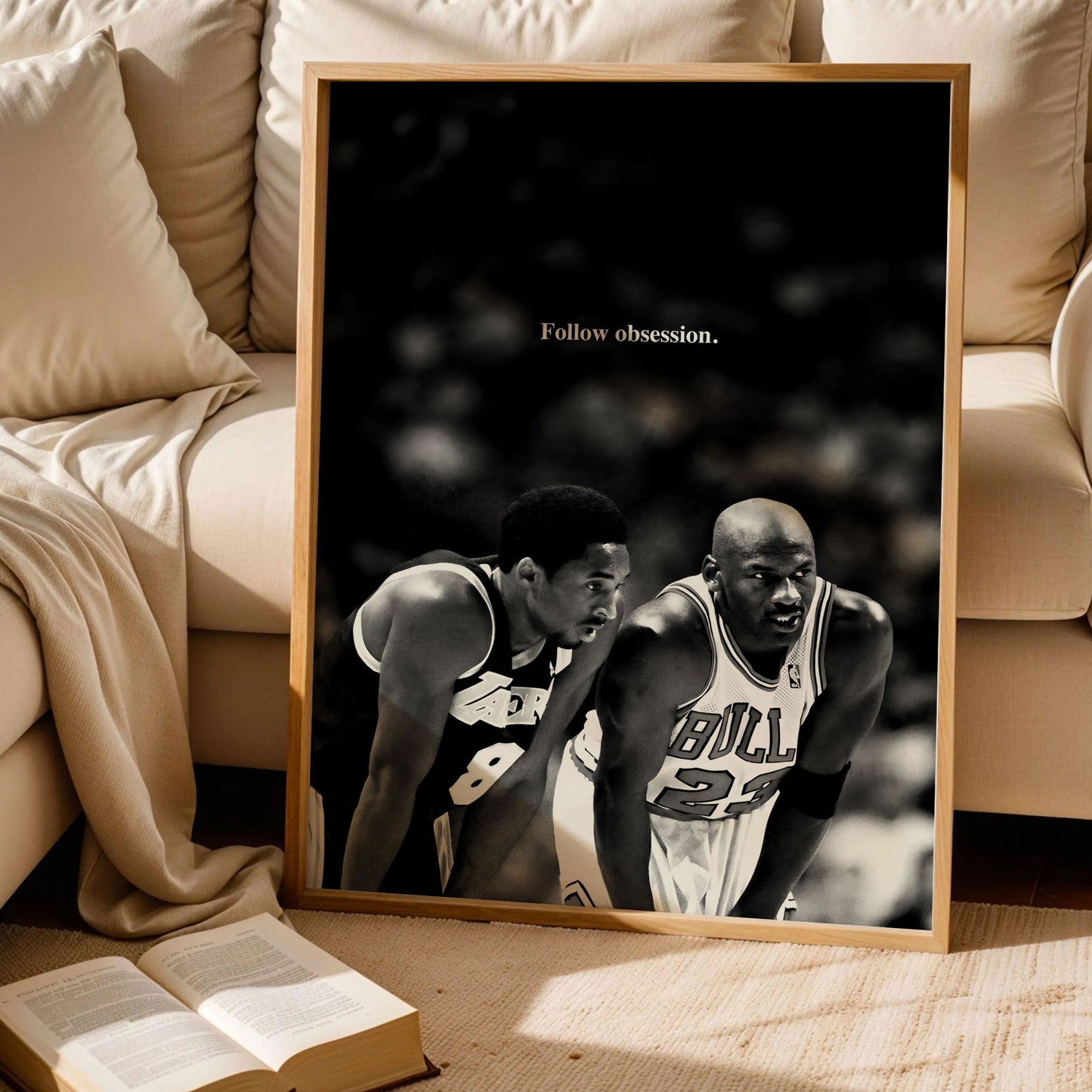 Kobe Bryant and Michael Jordan Print