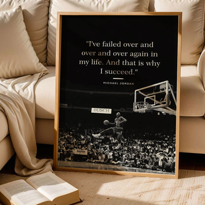 Michael Jordan Quote Print
