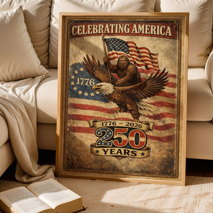 Bigfoot Patriotic 250 Poster