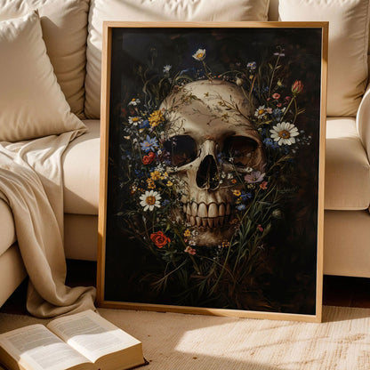 Vintage Skull Poster