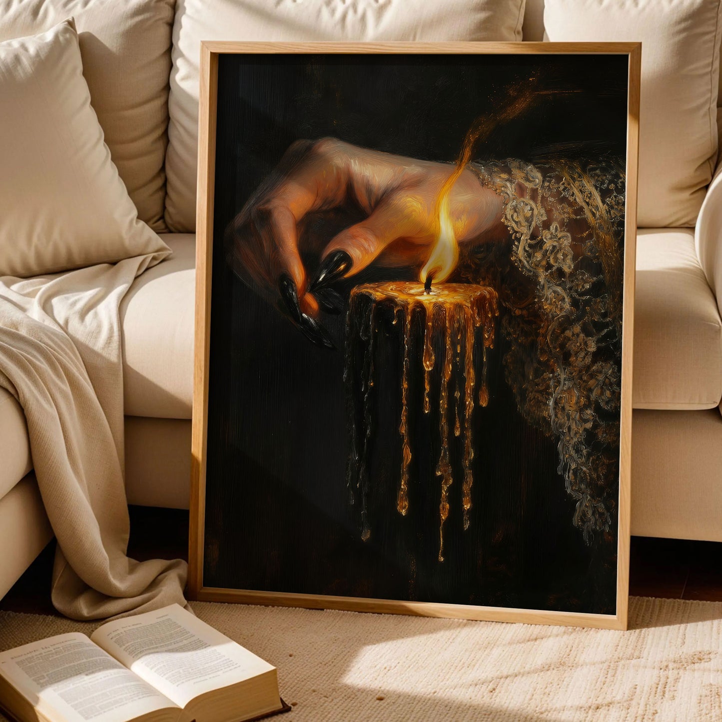 Candle Magic Art Print