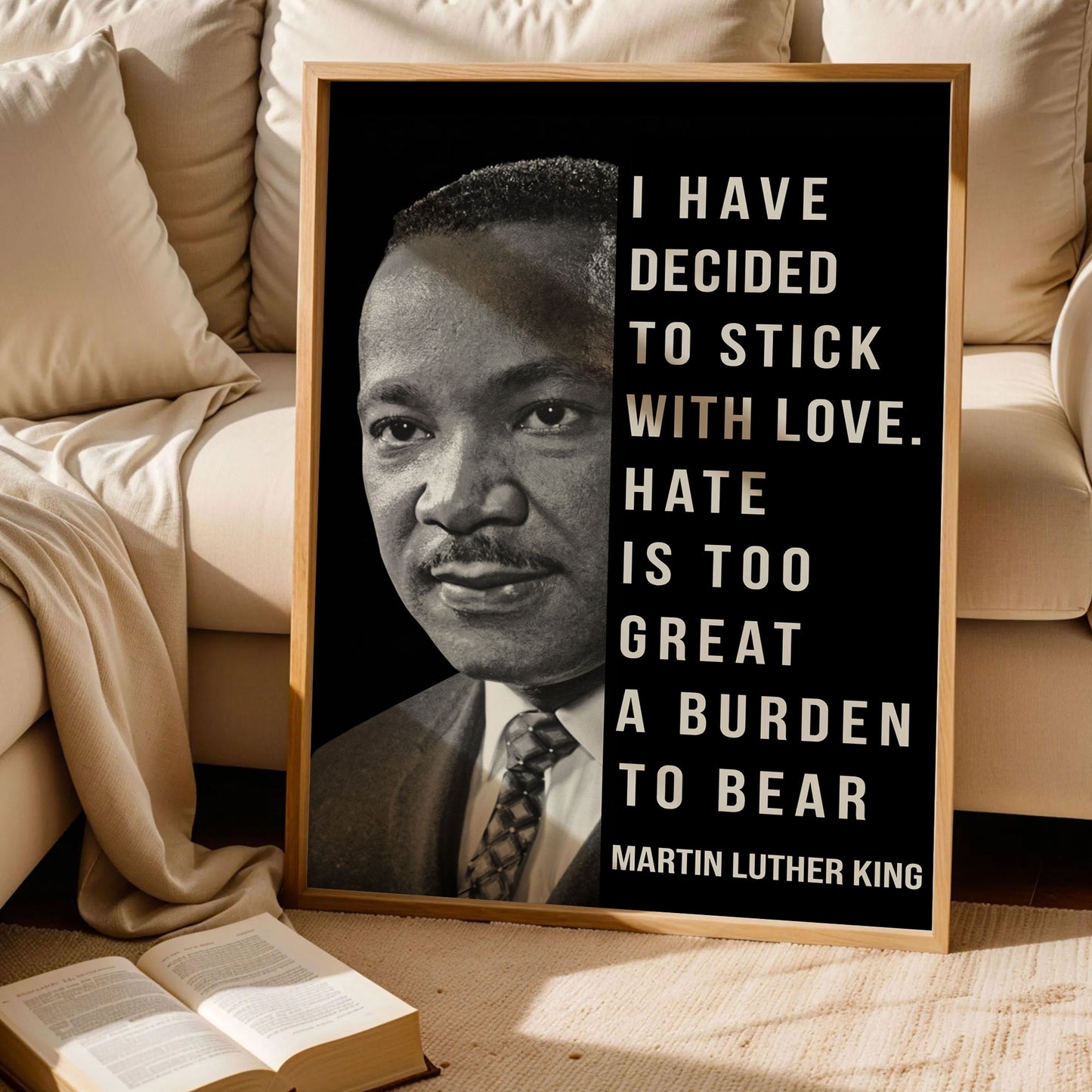 Martin Luther King Quote Poster