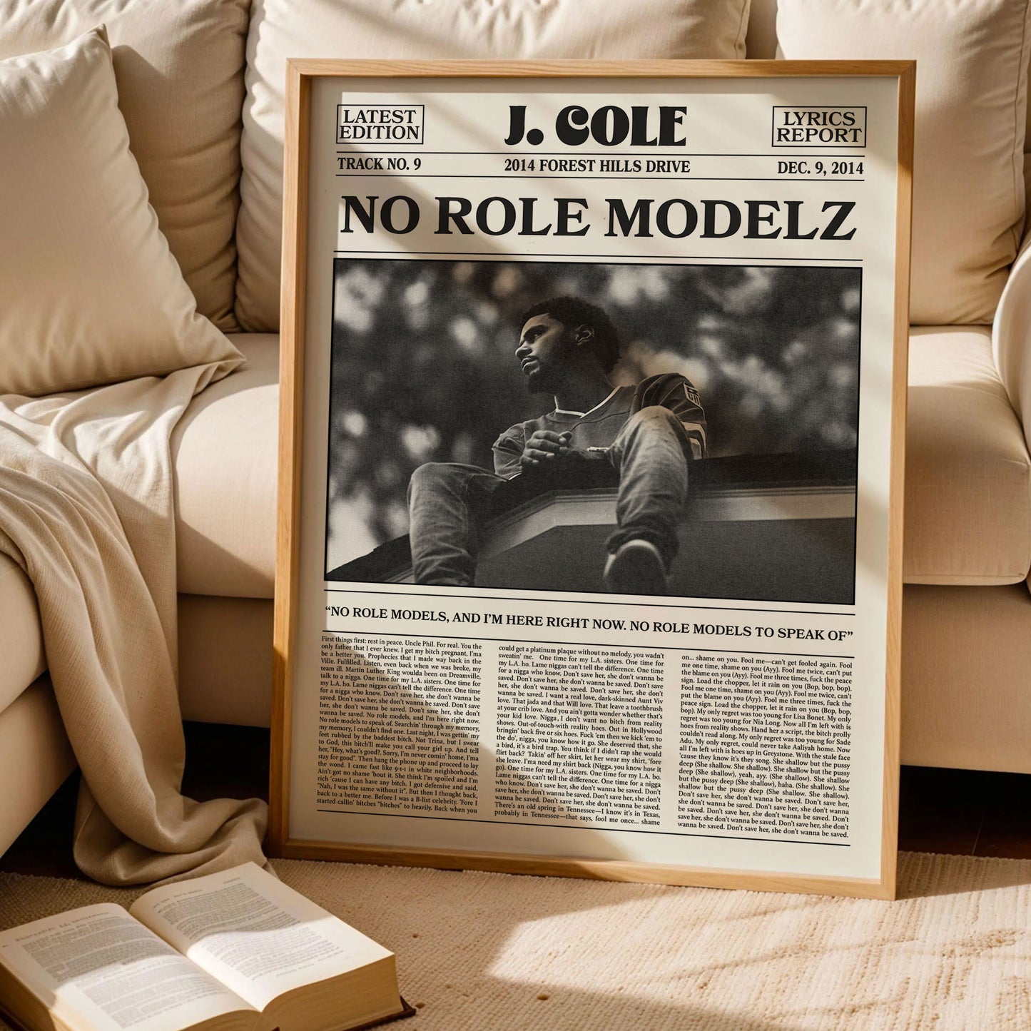 J. Cole No Role Modelz Poster