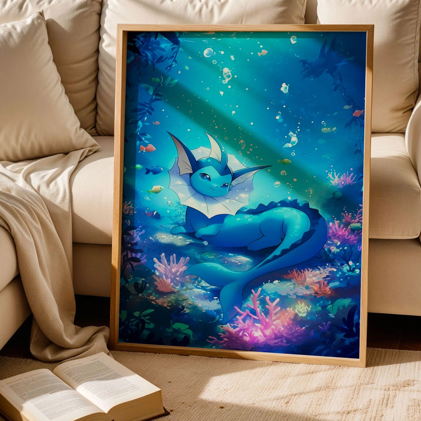 Vaporeon Pokémon Poster