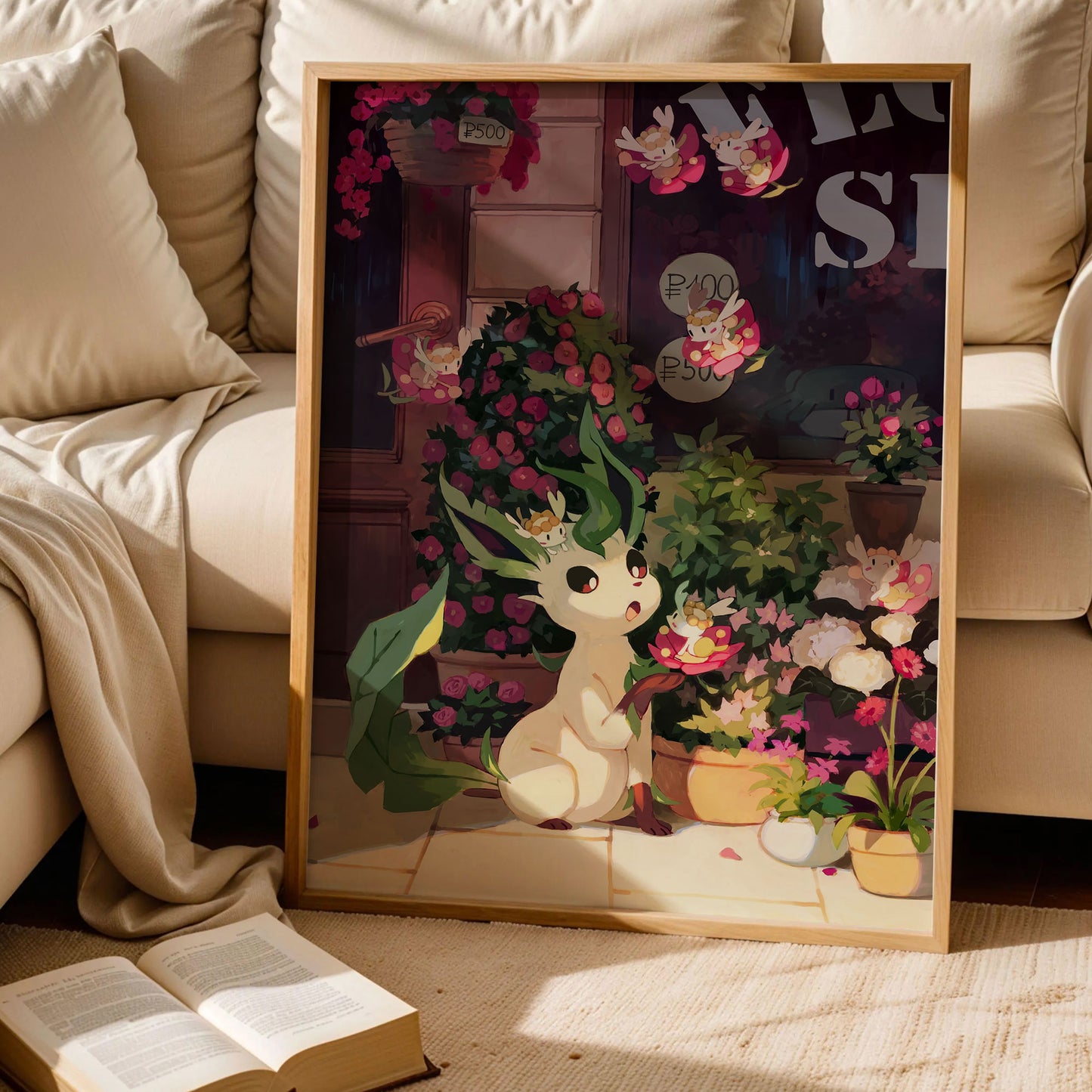 Leafeon Pokemon Poster