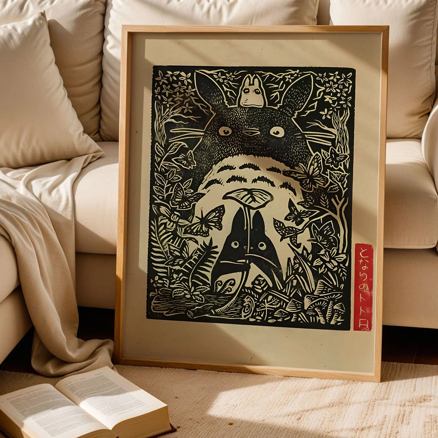 Vintage Totoro Anime Art