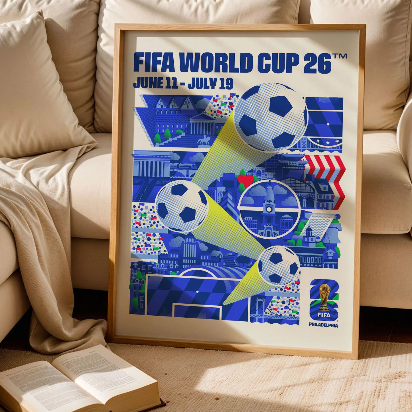 Philadelphia City Host City Football 2026 Poster
