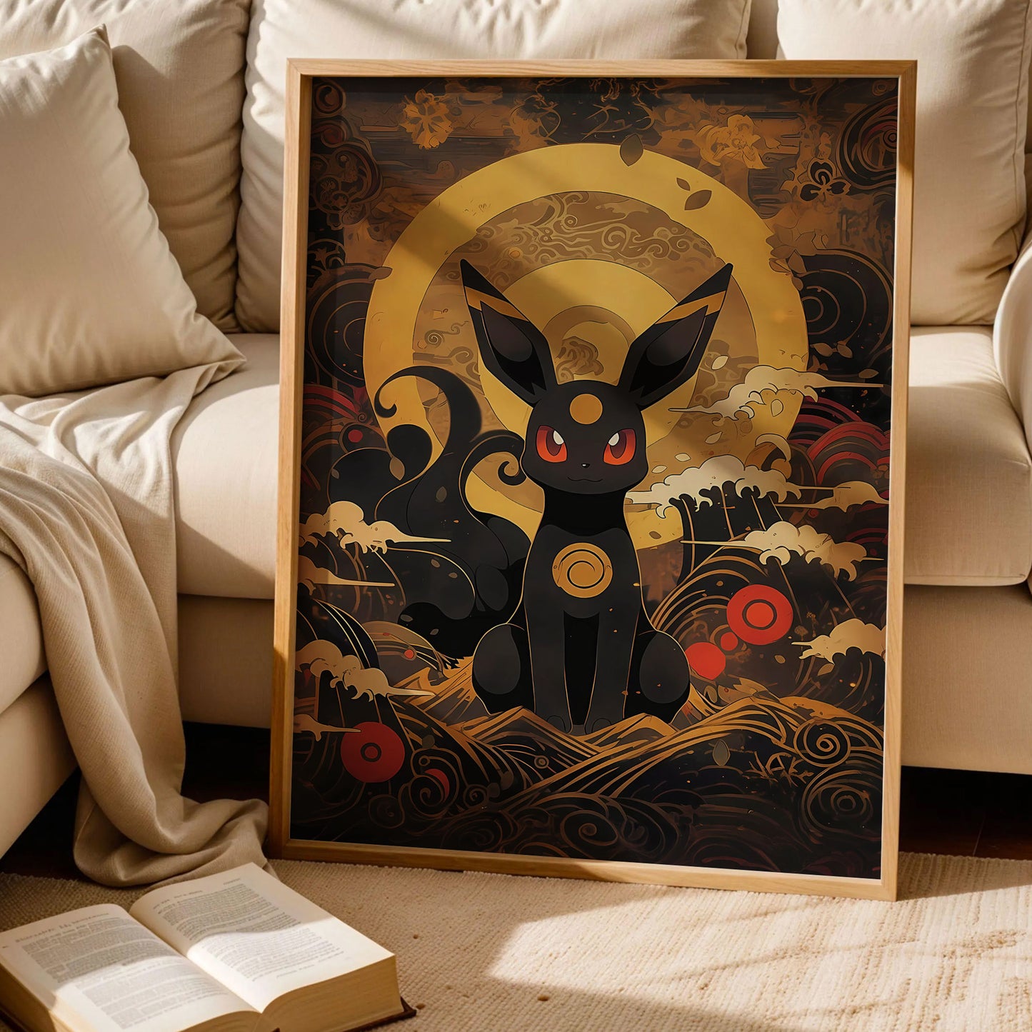 Umbreon Pokémon Hanging Painting