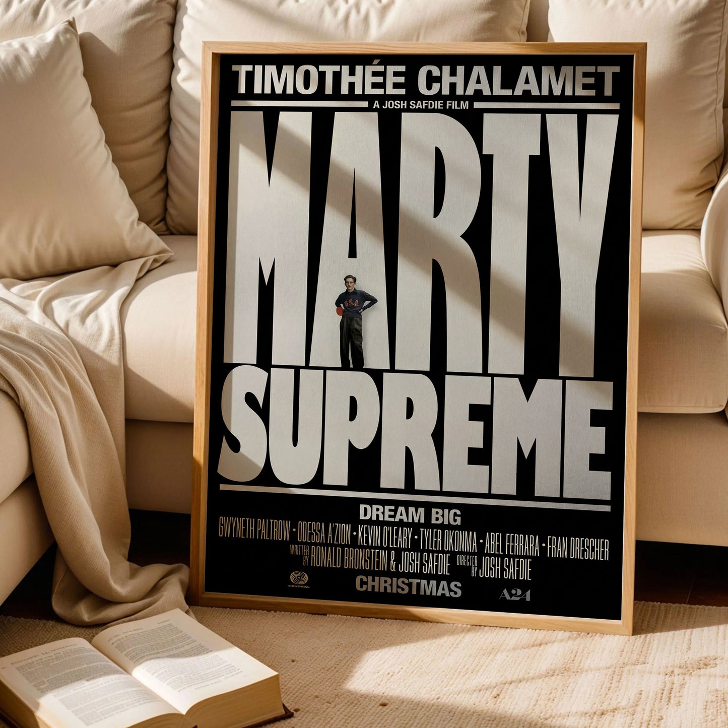 Josh Safdie's Marty Supreme Poster