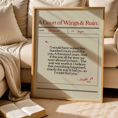 A Court of Wings and Ruin Poster