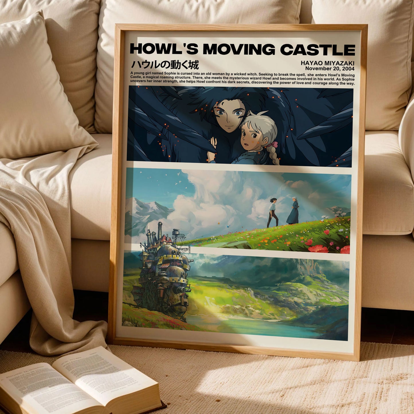 Howl's Moving Castle Howl and Sophie Hatter Poster