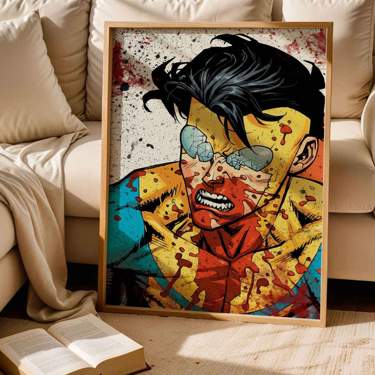 Invincible Covered Blood Poster