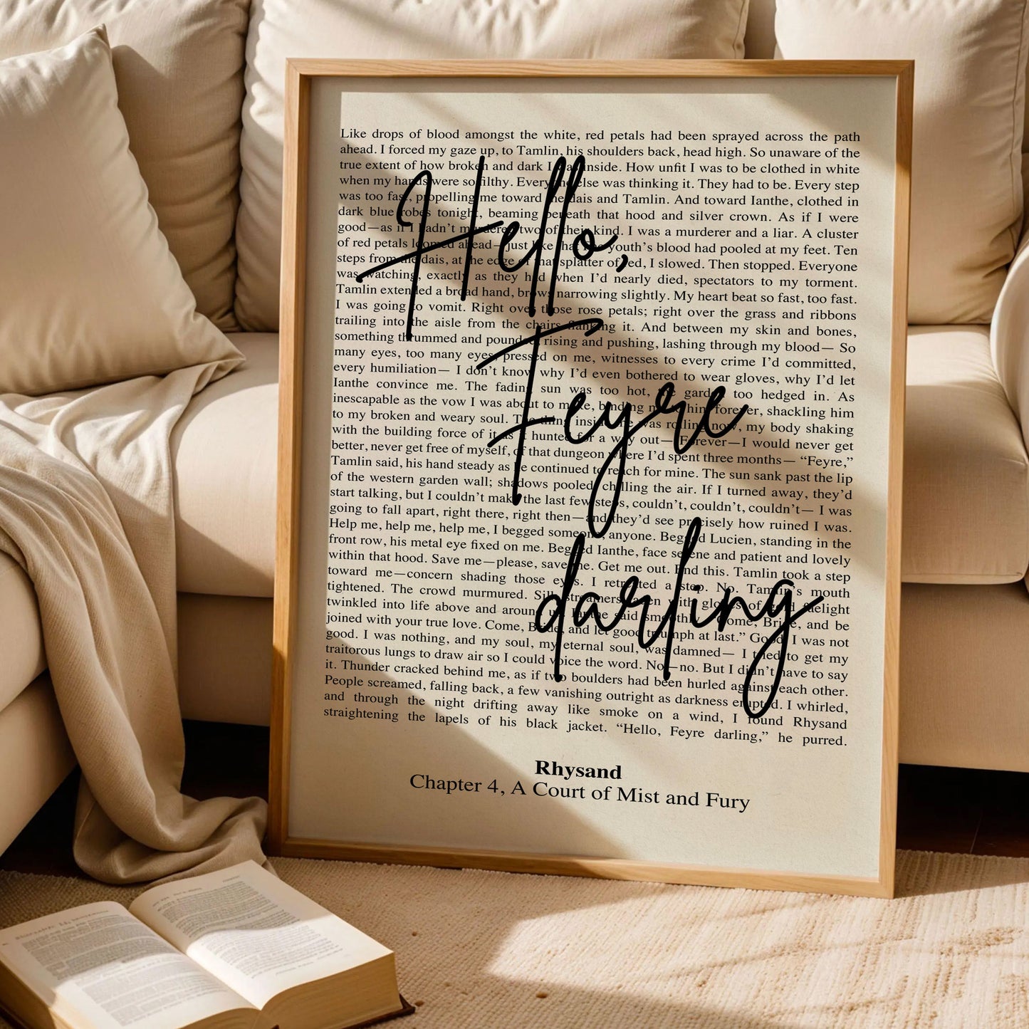 ACOTAR Hello, Feyre Darling Poster