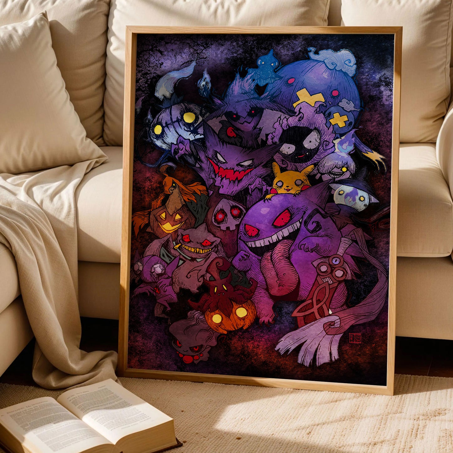 Gengar Squad Print Art
