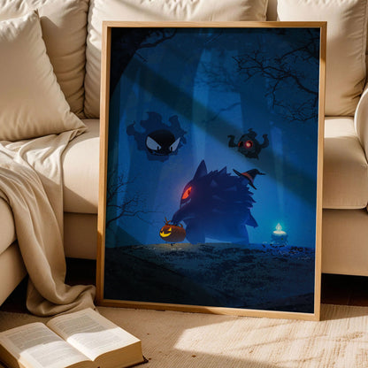 Xing Kong Studio Gengar Forest Poster