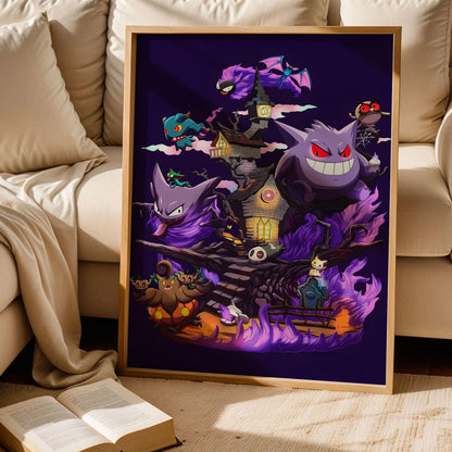 Gengar's Haunted House Art