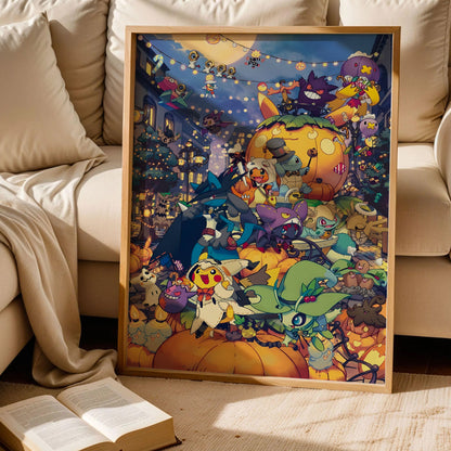 Pokémon Halloween Festival Poster