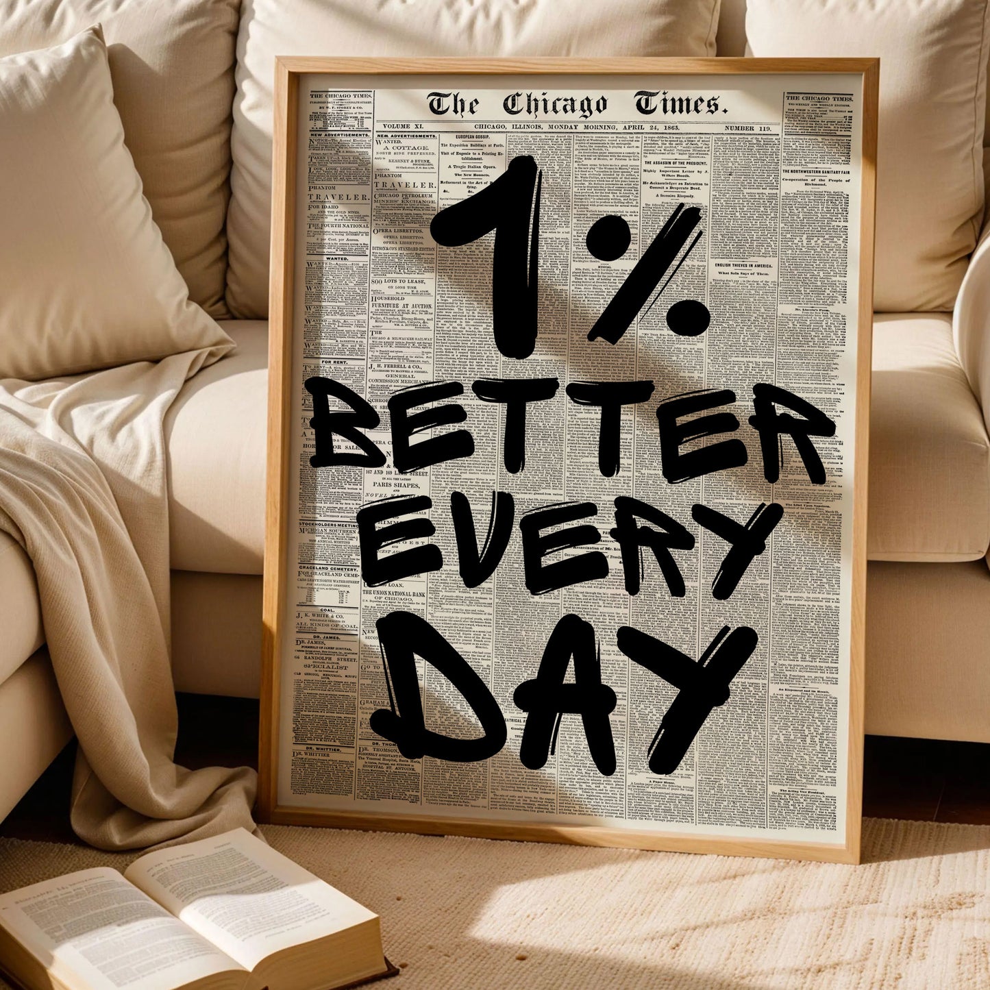 1% Better Every Day Poster