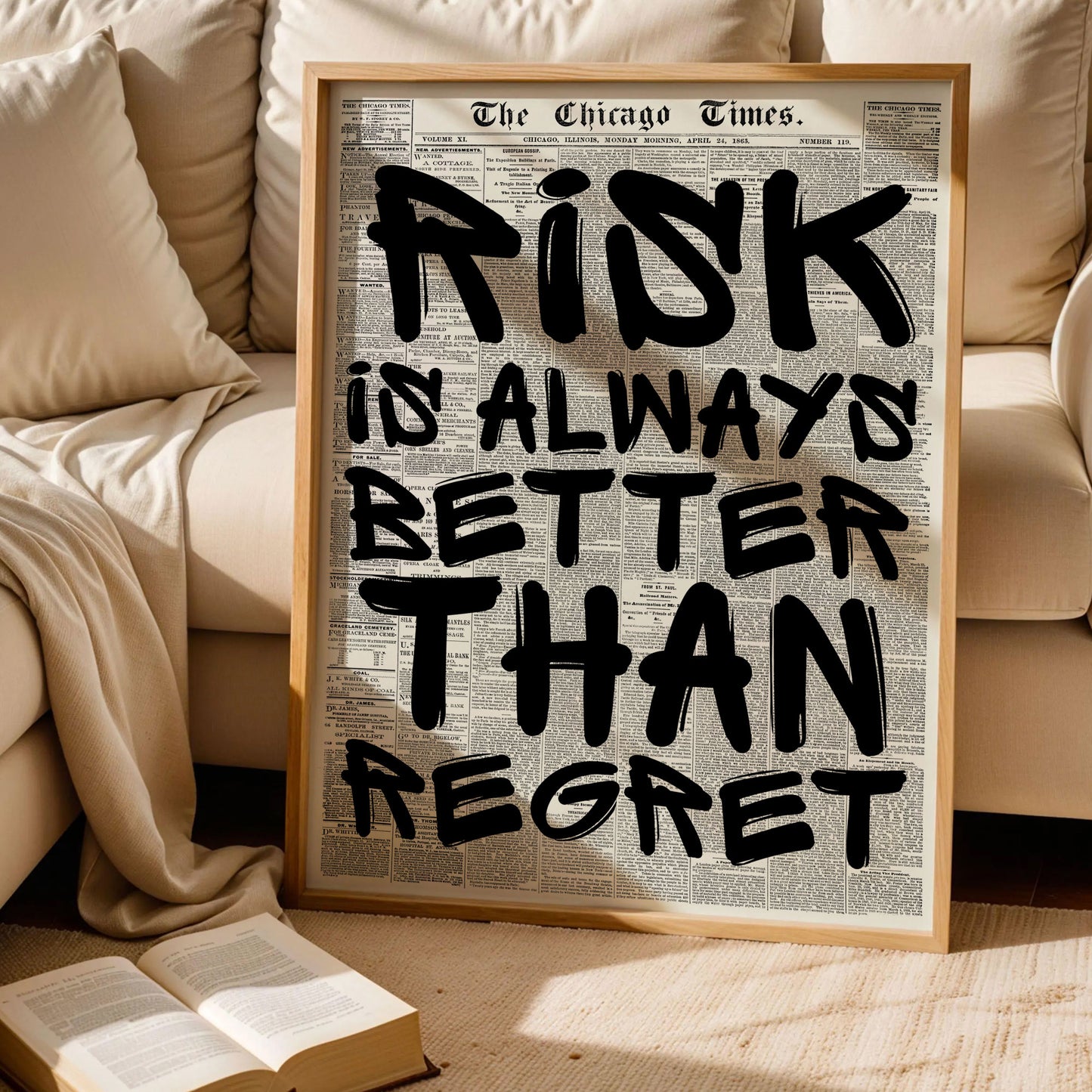 Risk is Always Better Than Regret Poster